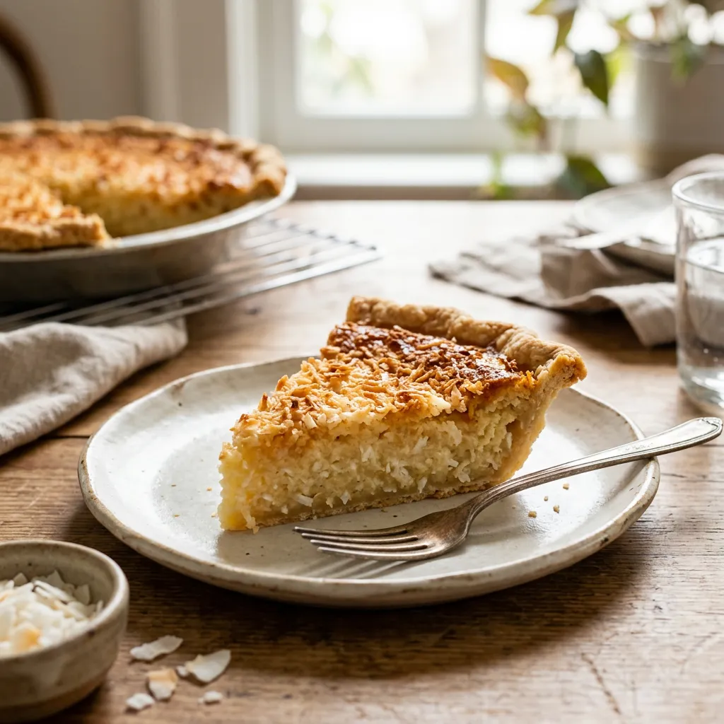 Coconut Chess Pie