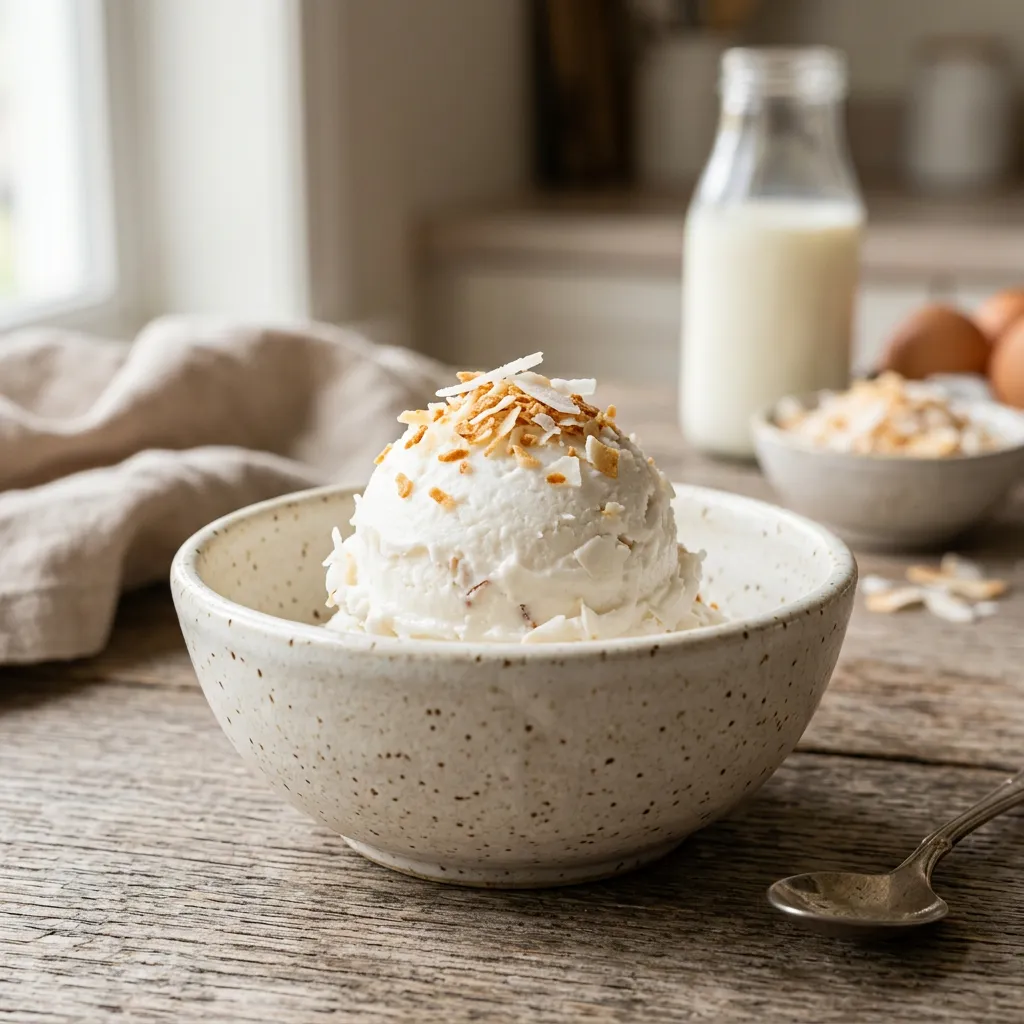Coconut Ice Cream Recipe