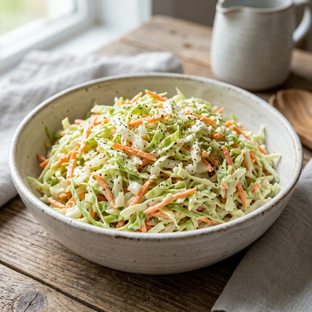Coleslaw With Creamy Tangy Dressing