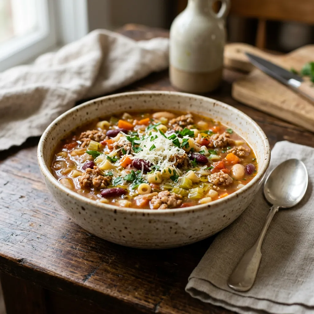 Copycat Olive Garden Pasta e Fagioli Recipe