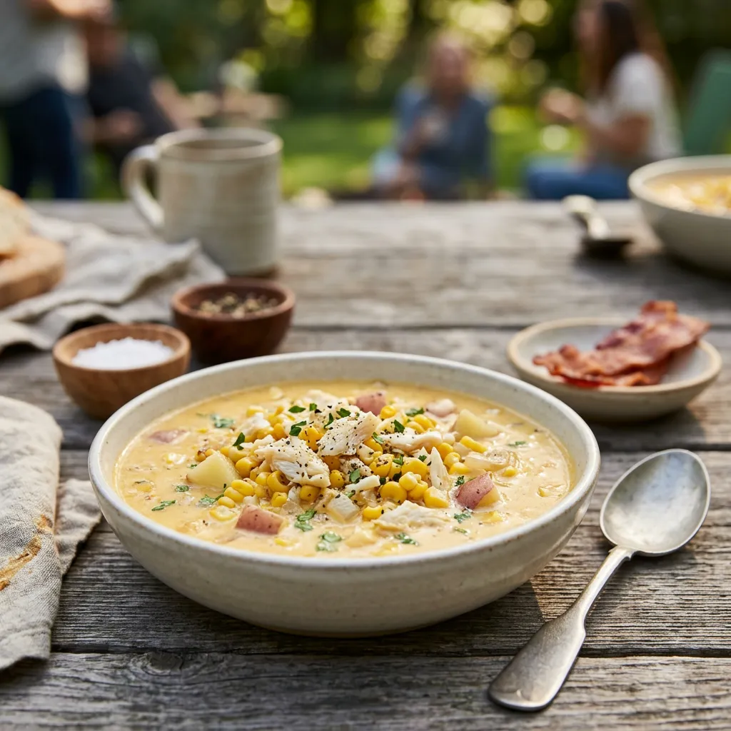 Corn and Crab Chowder Recipe