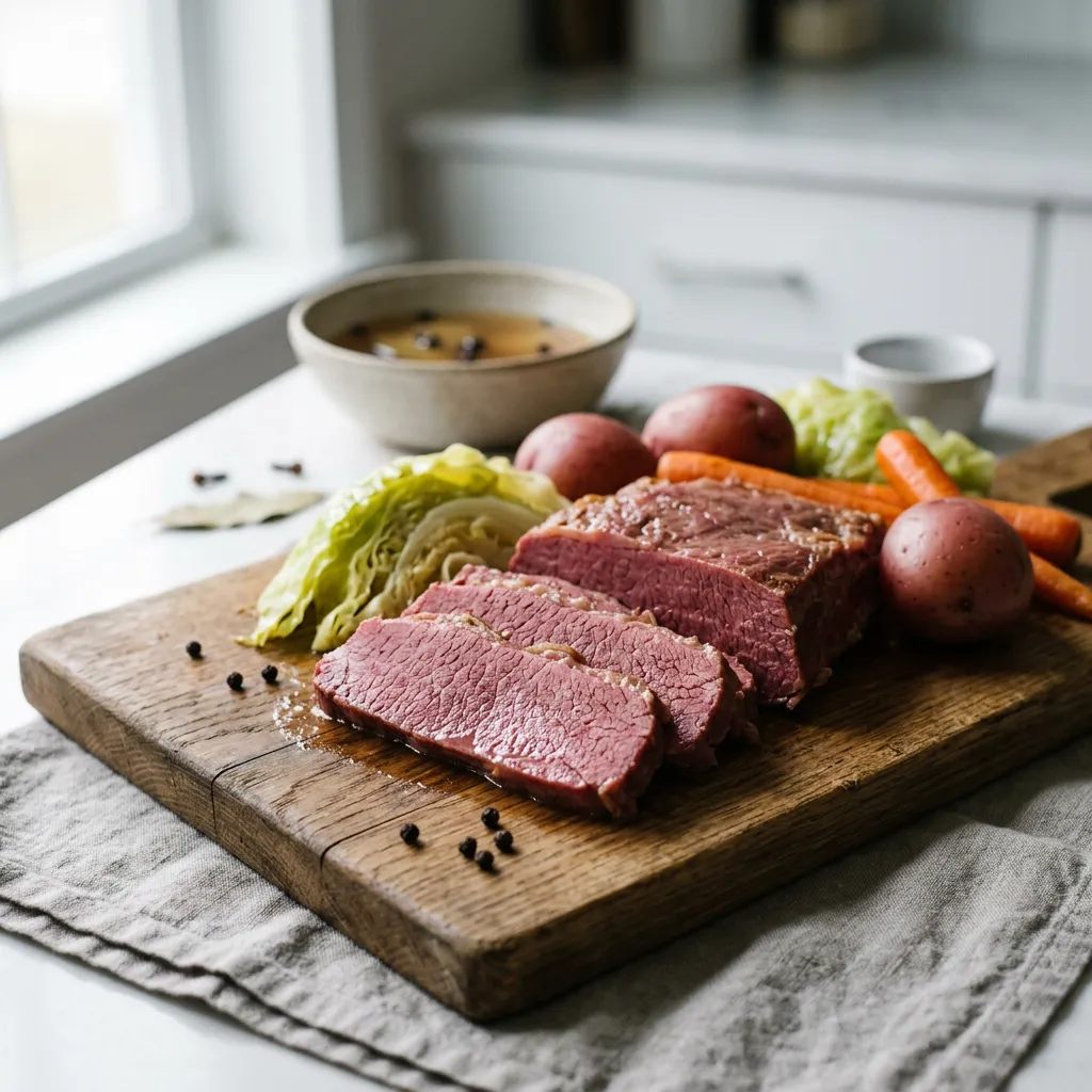 Corned Beef Recipe (Made From Cured Brisket of Beef)