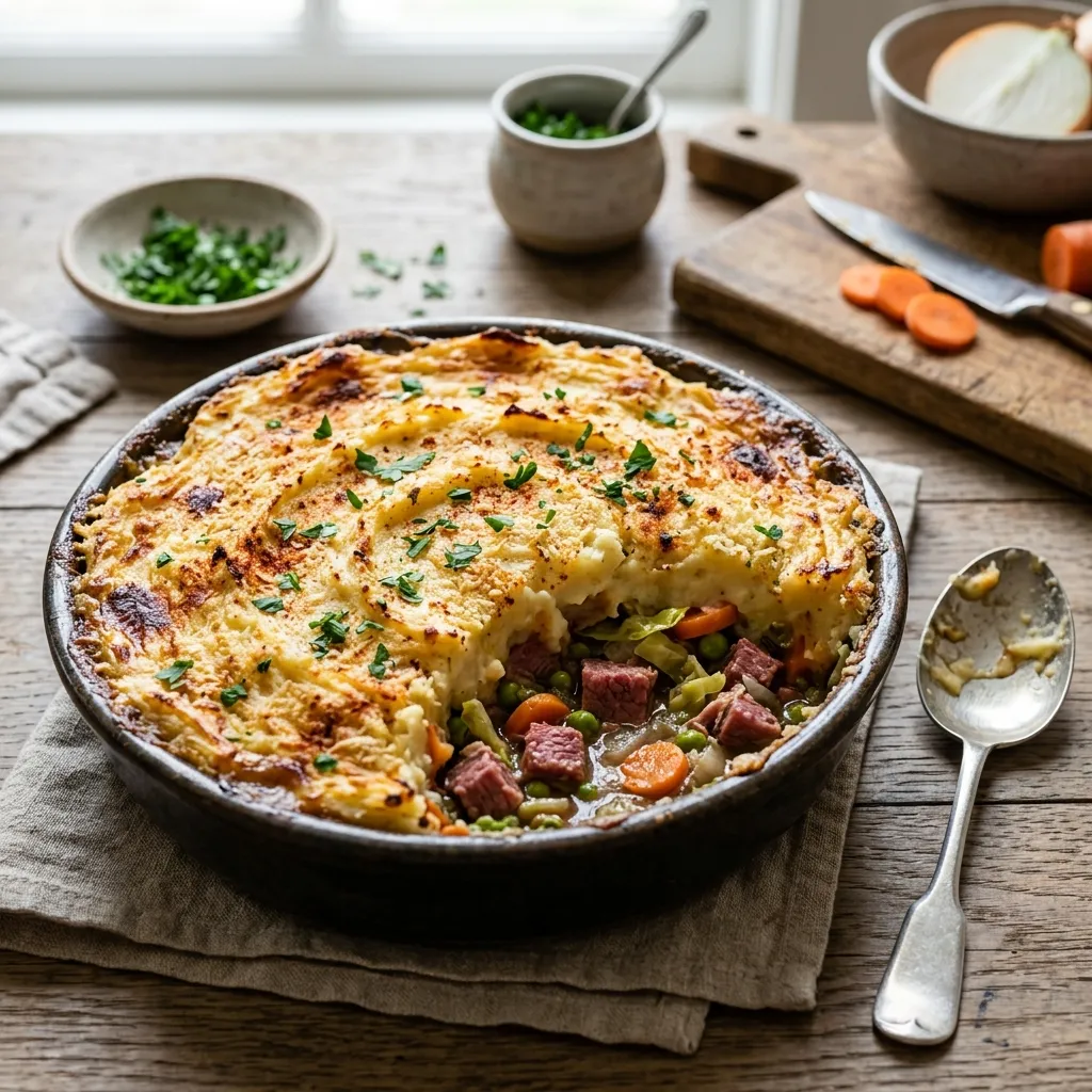 Corned Beef Shepherd's Pie