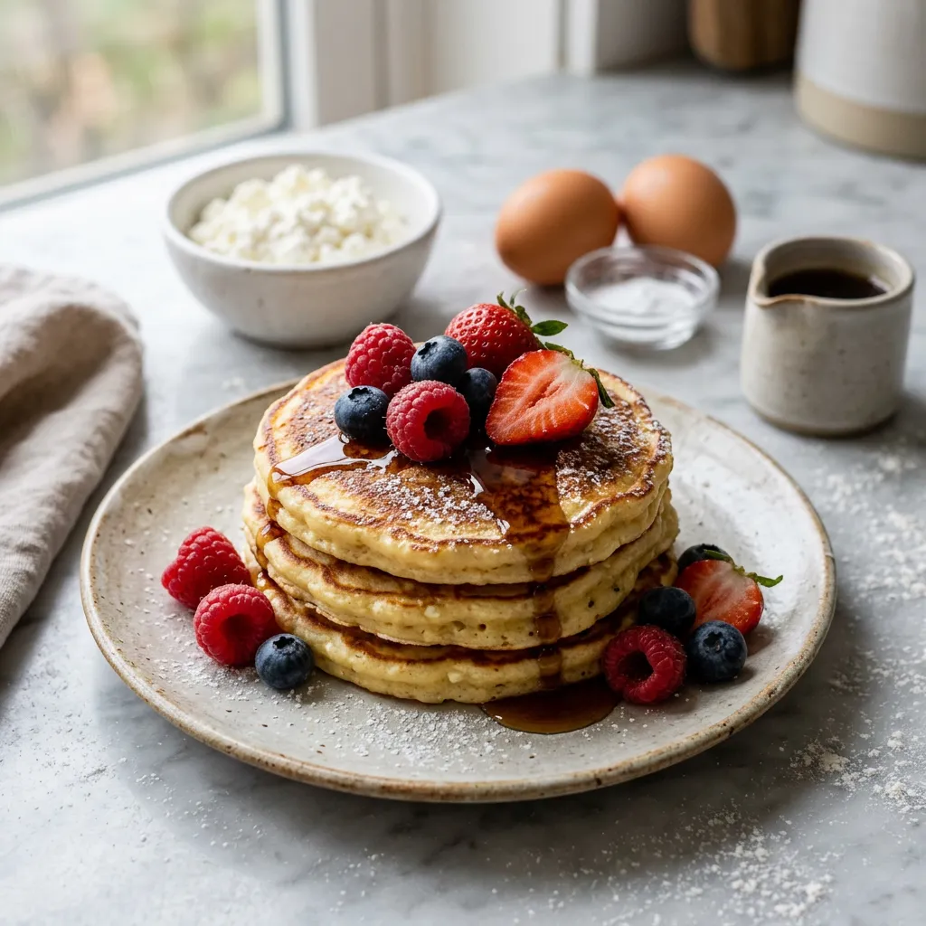 Cottage Cheese Pancakes