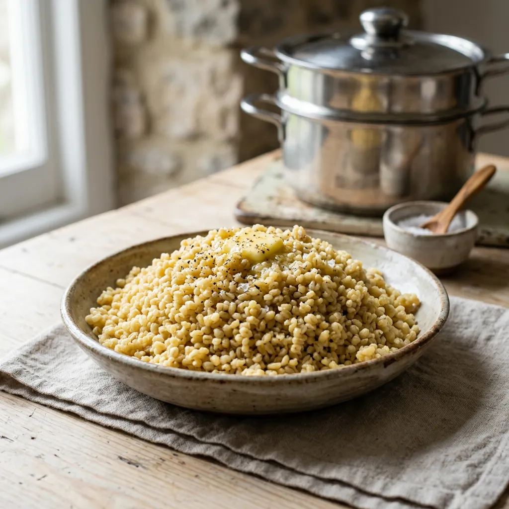 Couscous Belboula (Barley Couscous) Recipe
