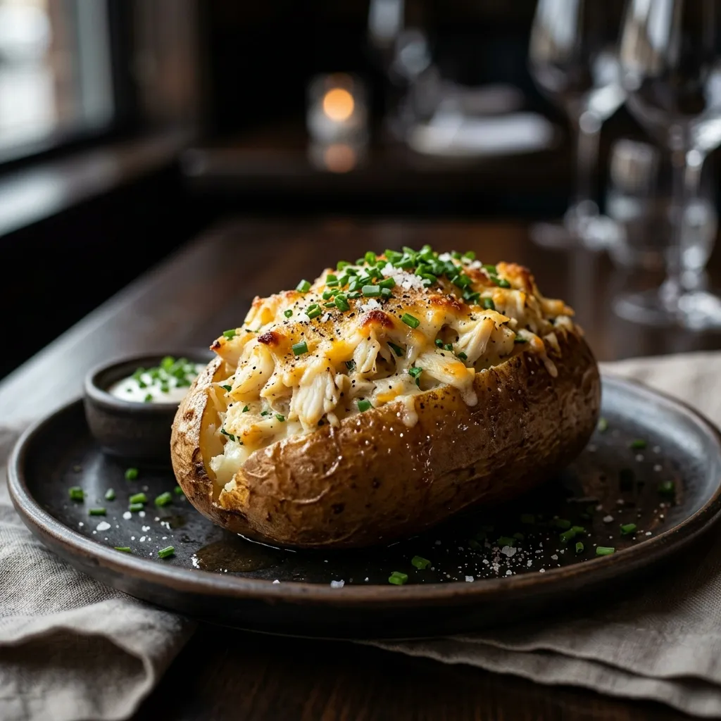 Crab Stuffed Potatoes