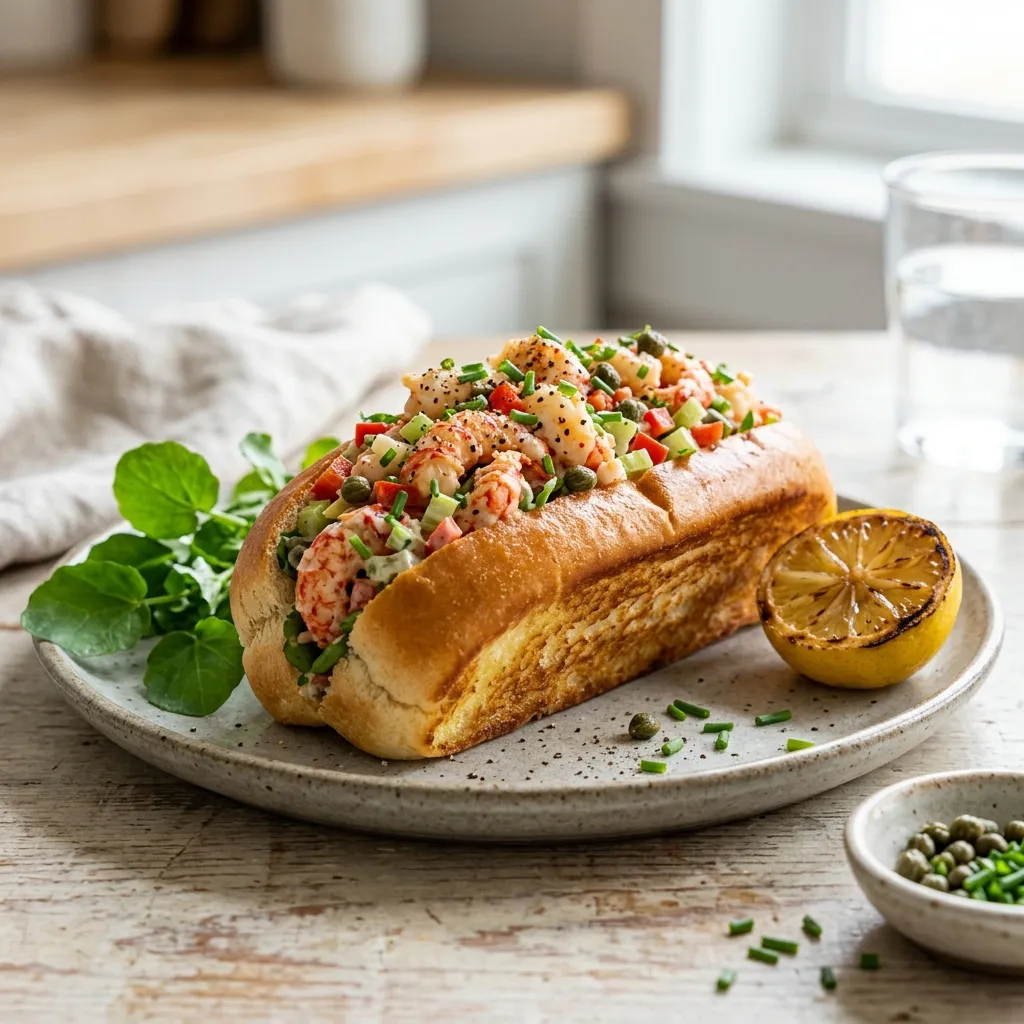 Crawfish Roll Sandwich