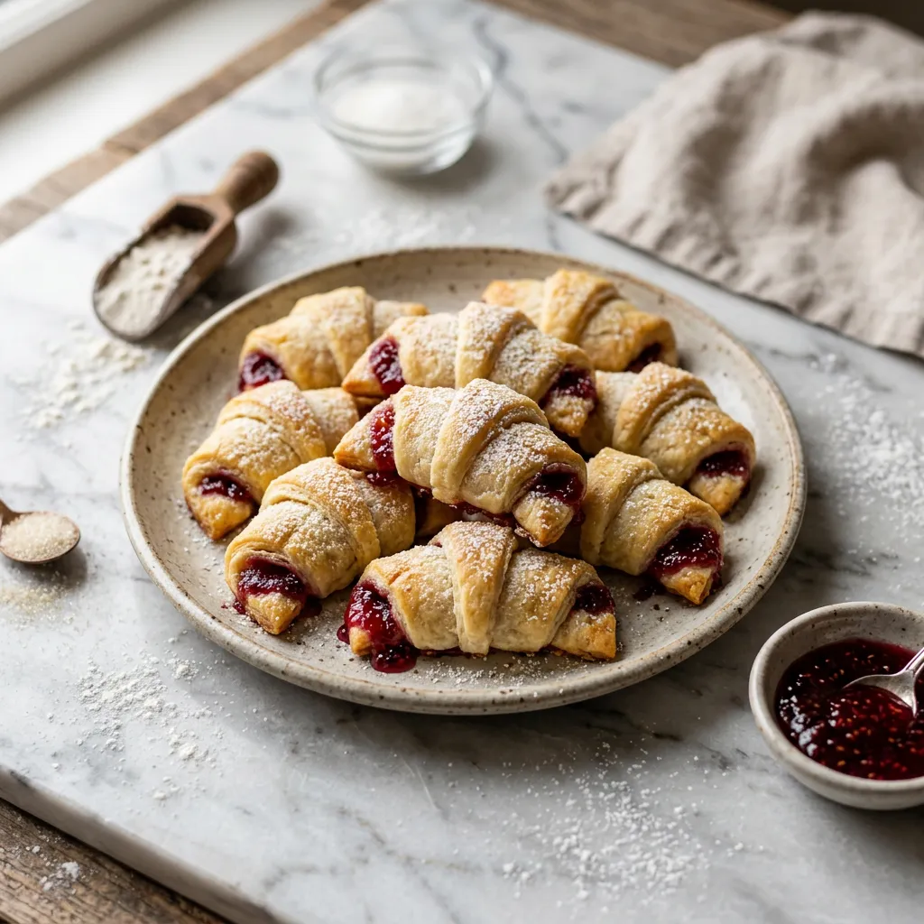 Cream Cheese Cookies With Jam Filling