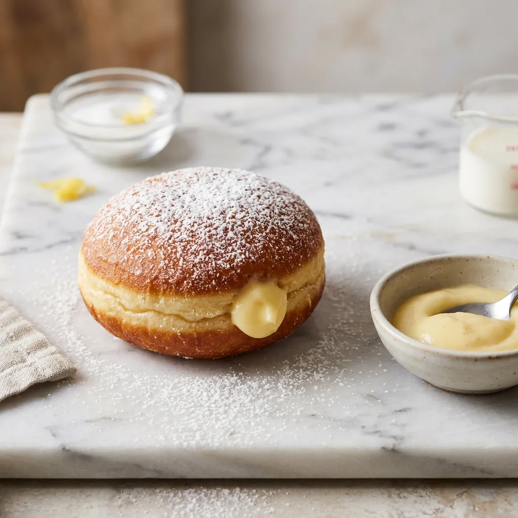 Cream Filled Doughnuts