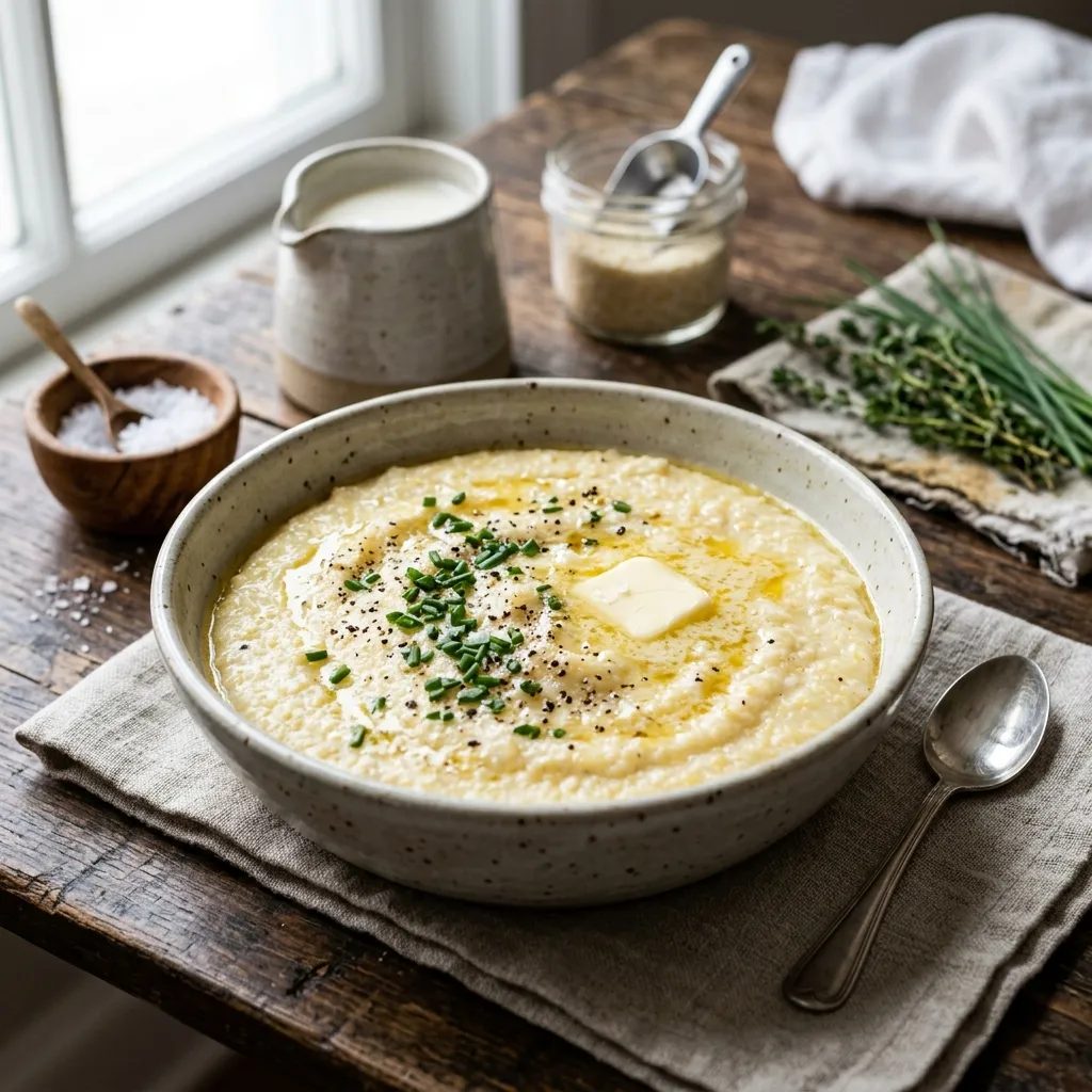 Creamy and Savory Grits