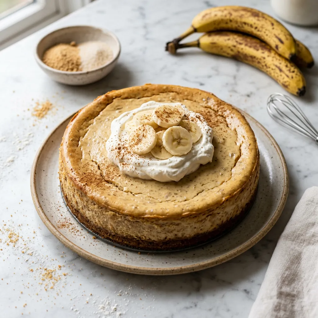 Creamy Banana Cheesecake