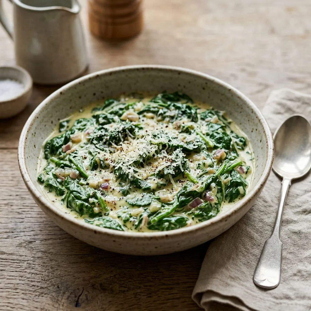 Creamy Boursin Spinach Recipe