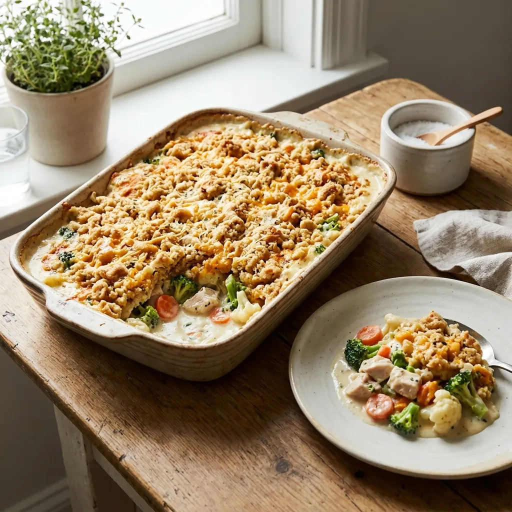 Creamy Chicken and Veggies Casserole