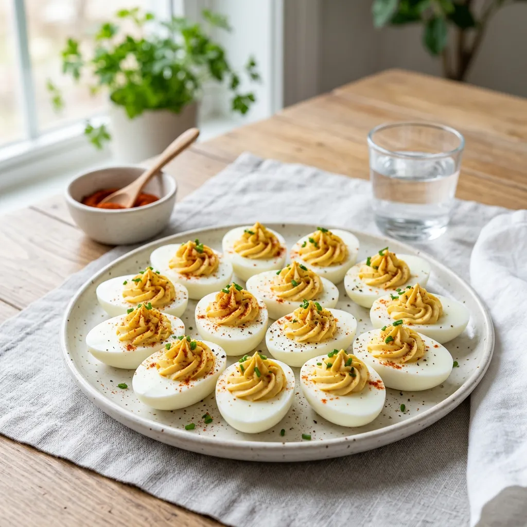 Creamy Deviled Eggs With Cream Cheese