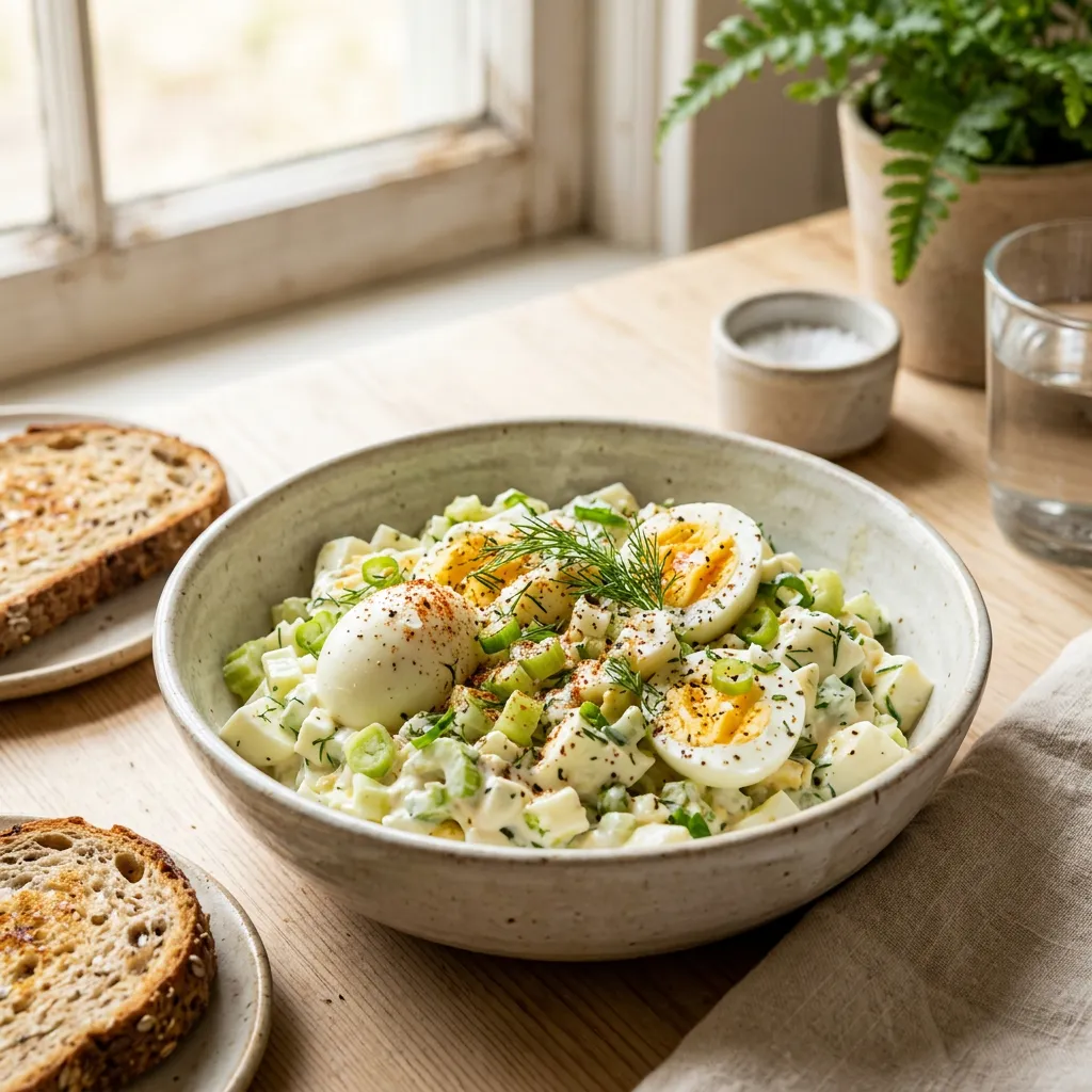 Creamy Egg Salad (Without Mayo)