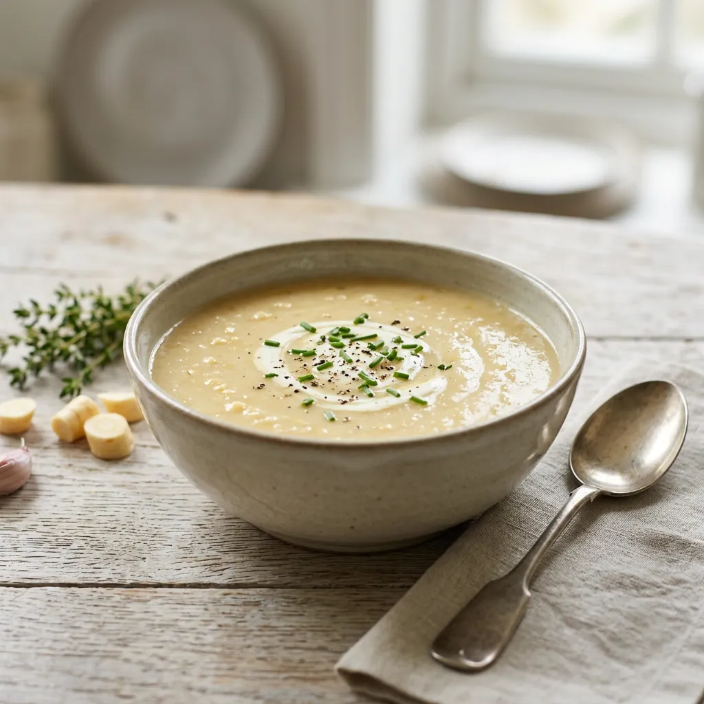 Creamy Parsnip Soup