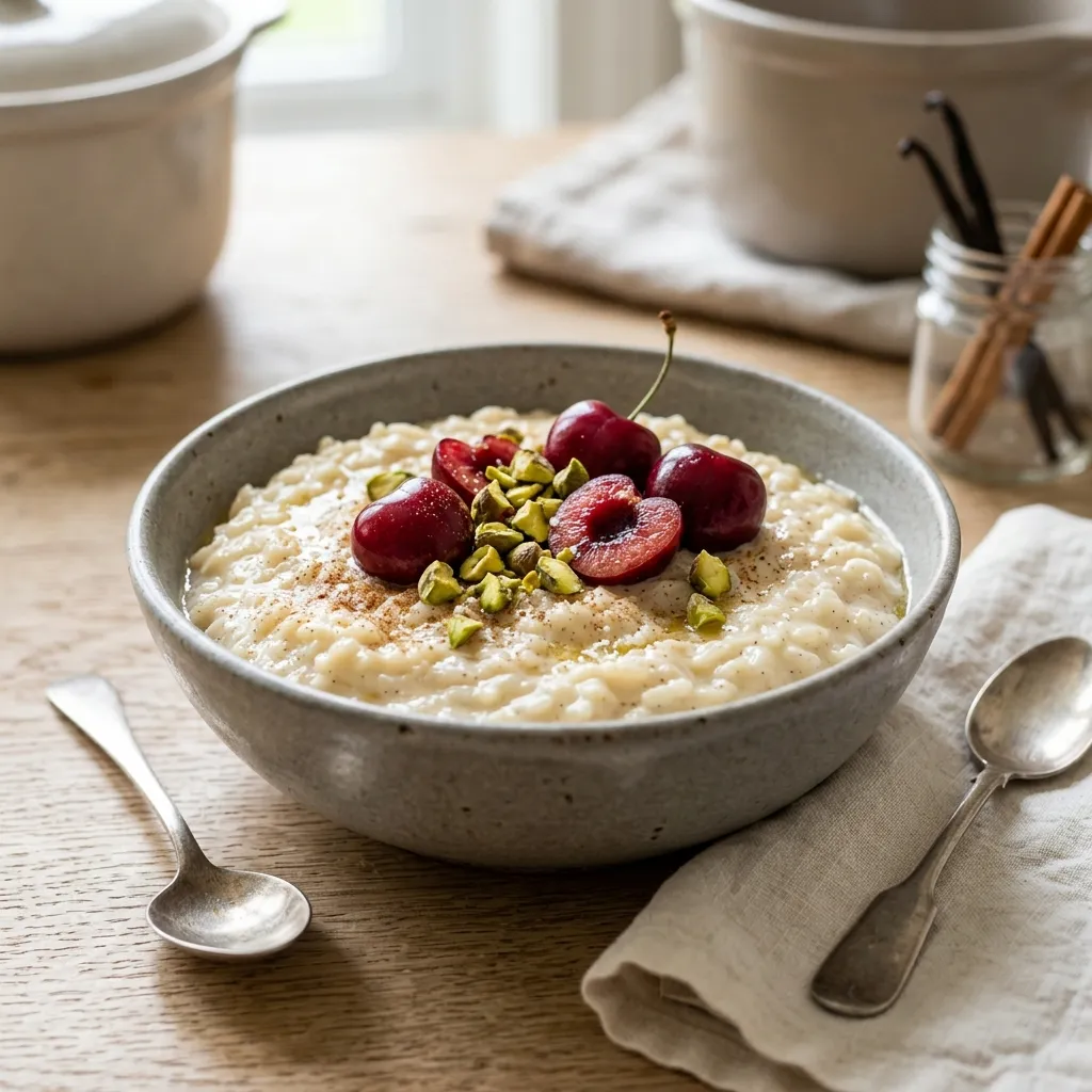 Creamy Slow Cooker Rice Pudding
