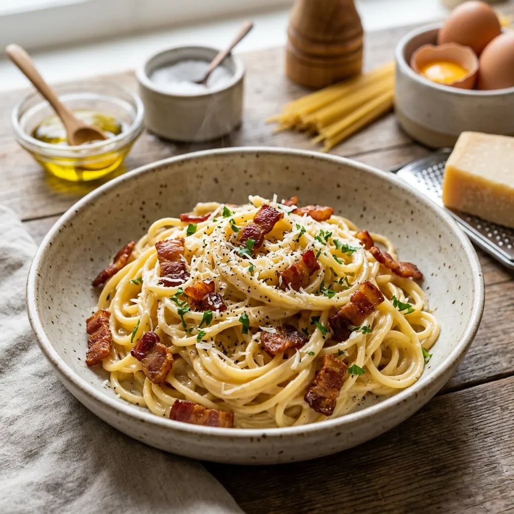 Creamy Spaghetti Carbonara