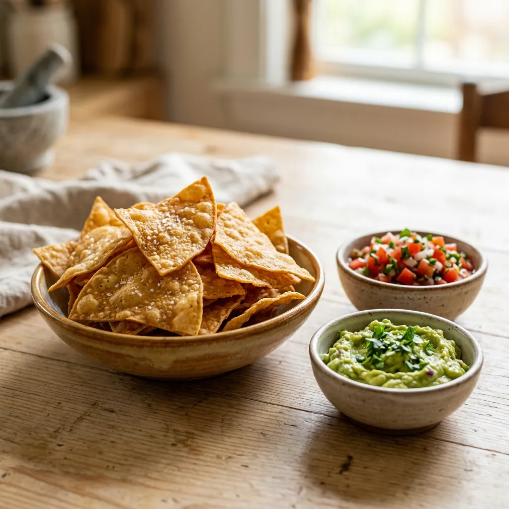 Crispy Homemade Tortilla Chips