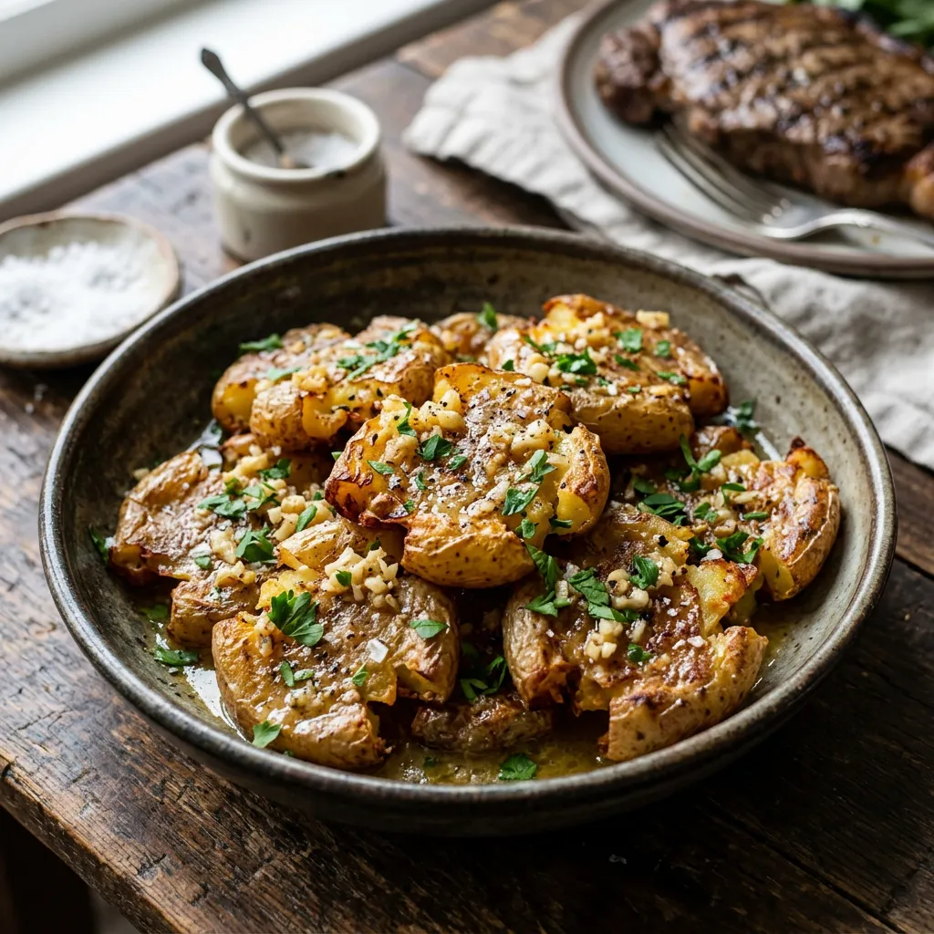 Crispy Smashed Potatoes