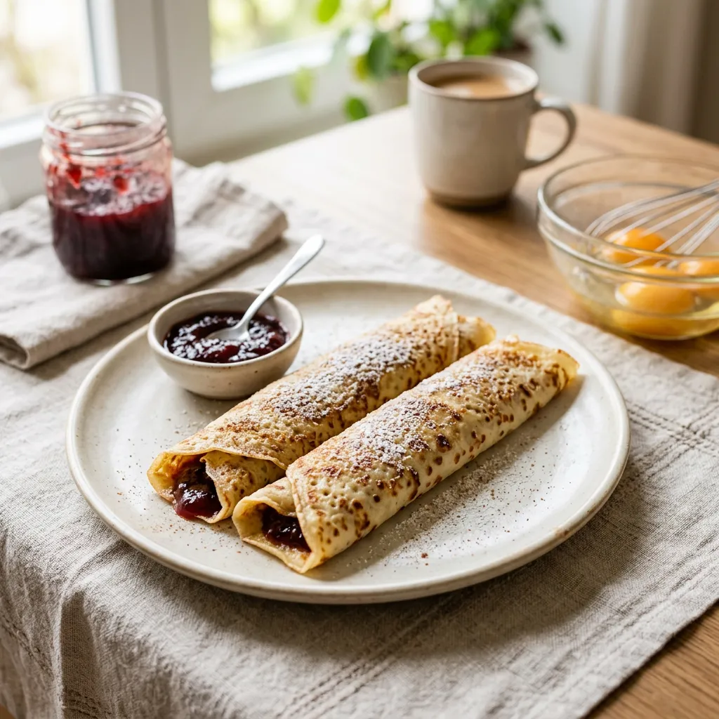 Croatian Palačinke Crepes