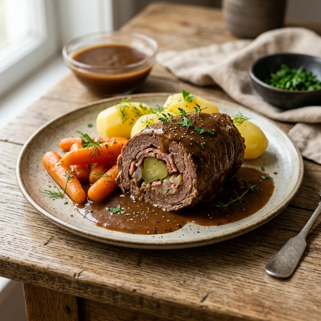 Crock Pot Beef Rouladen