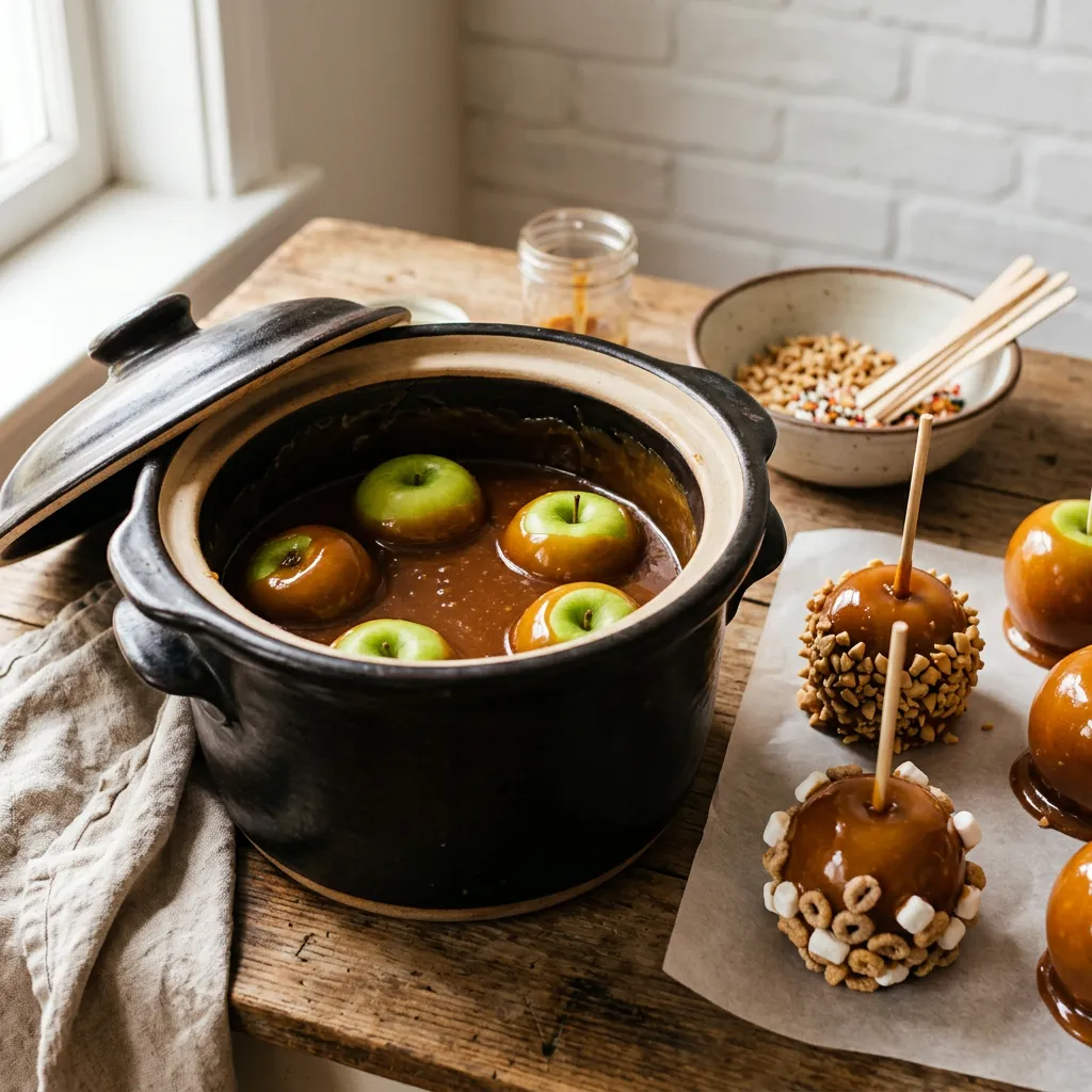 Crock Pot Caramel Apples
