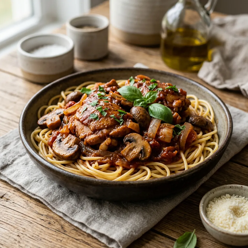 Crock Pot Chicken Cacciatore