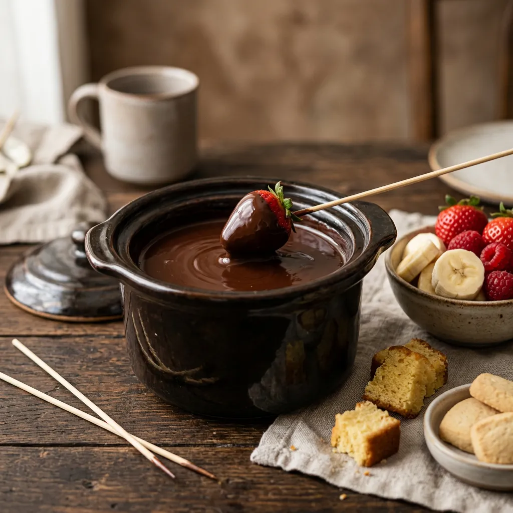 Crock Pot Chocolate Fondue
