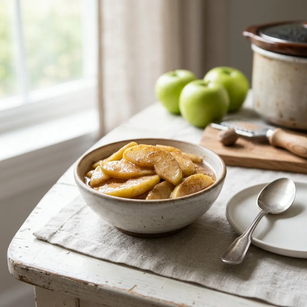 Crock Pot Fried Apple Slices