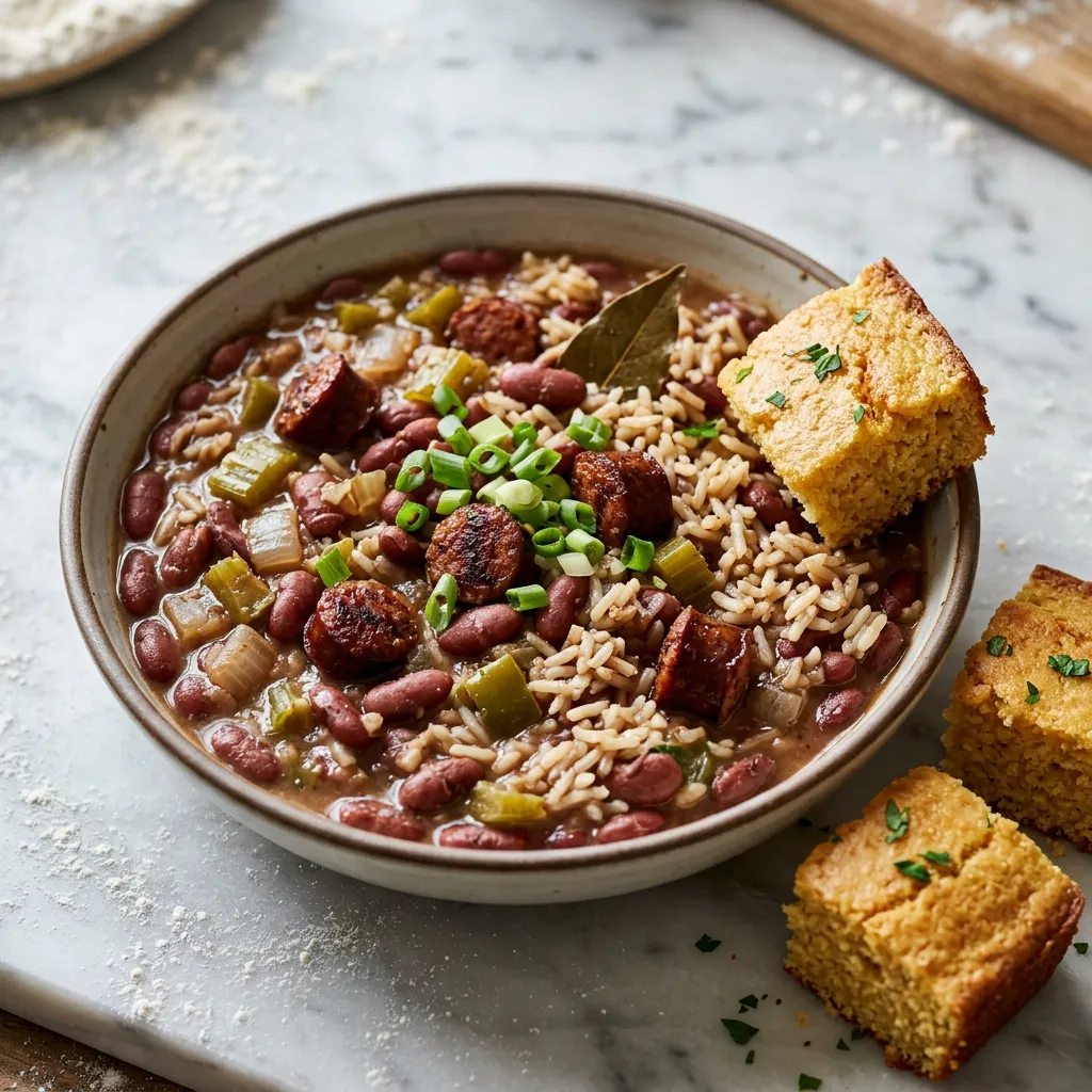 Crock Pot Red Beans and Rice With Andouille Sausage