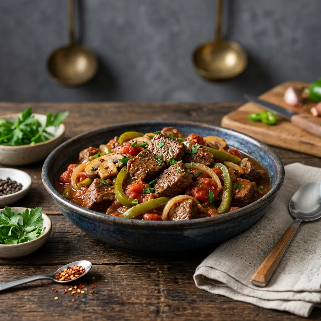 Crock Pot Smothered Steak