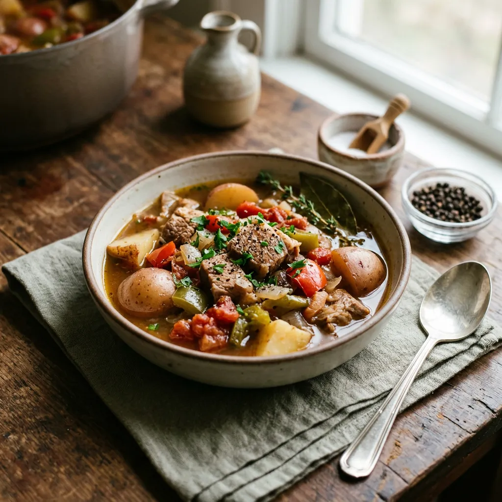 Crock Pot Spanish-Style Pork Stew