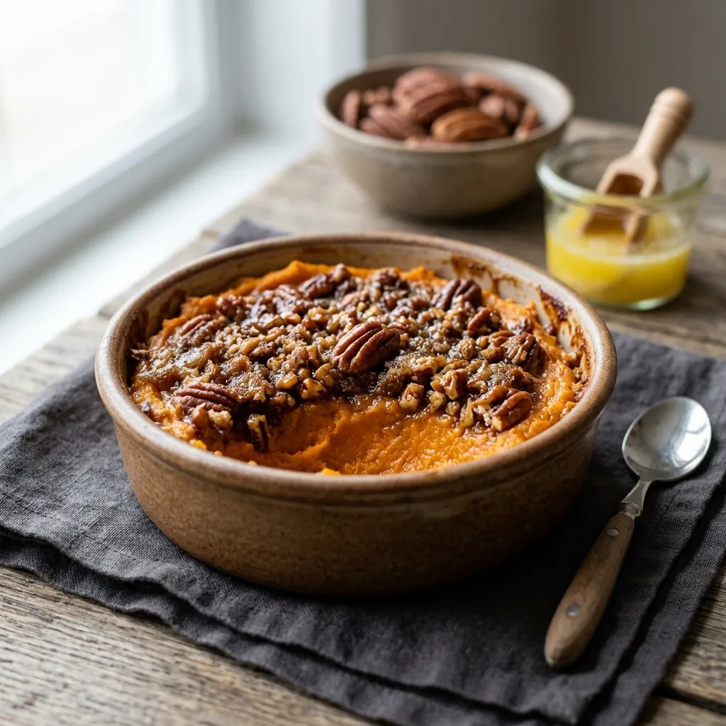 Crock Pot Sweet Potato Casserole