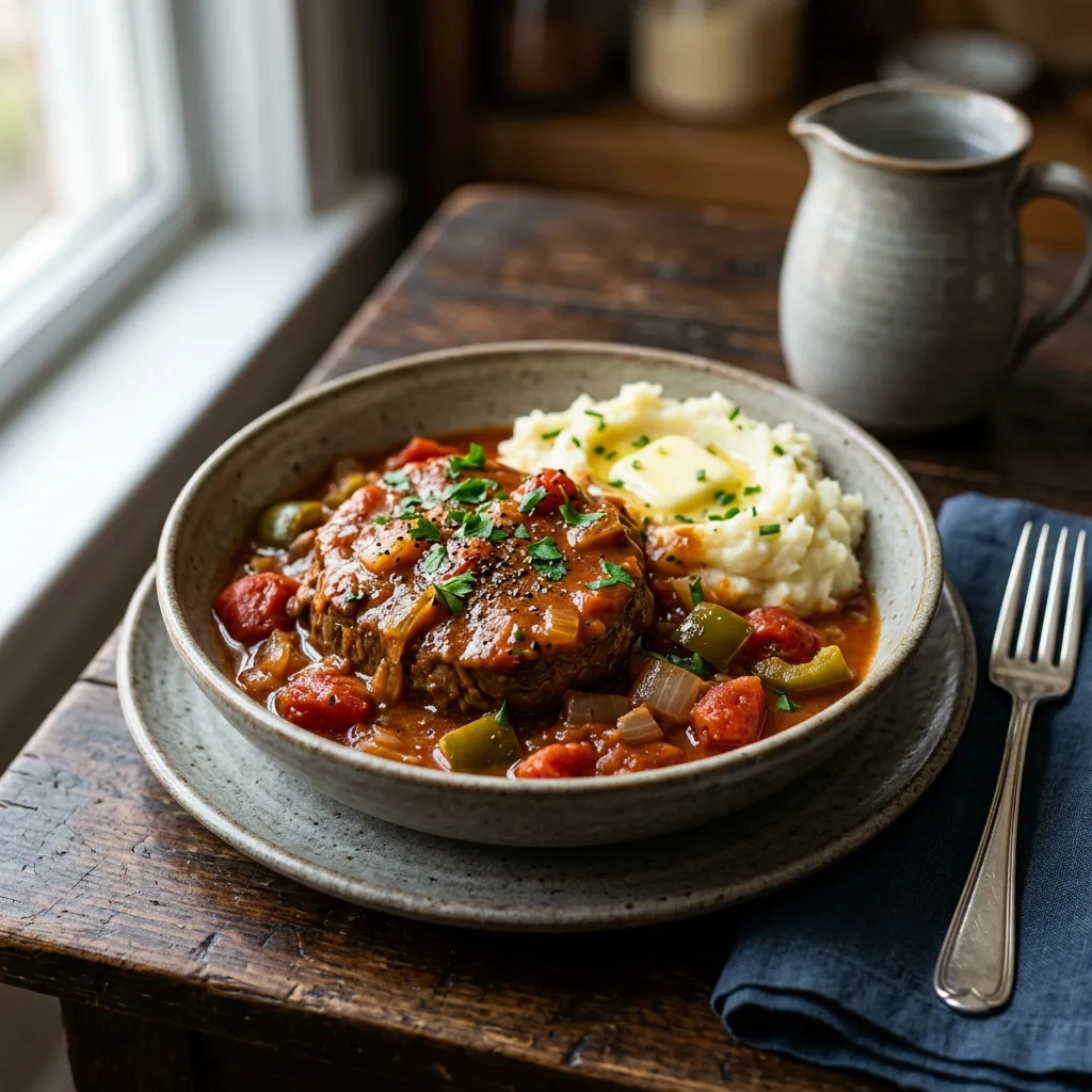 Crock Pot Swiss Steak With Tomato Soup