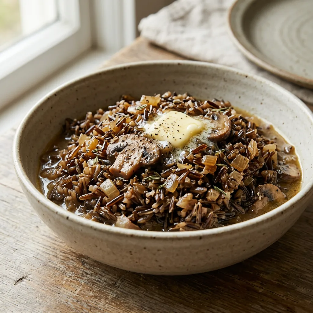 Crock Pot Wild Rice Pilaf
