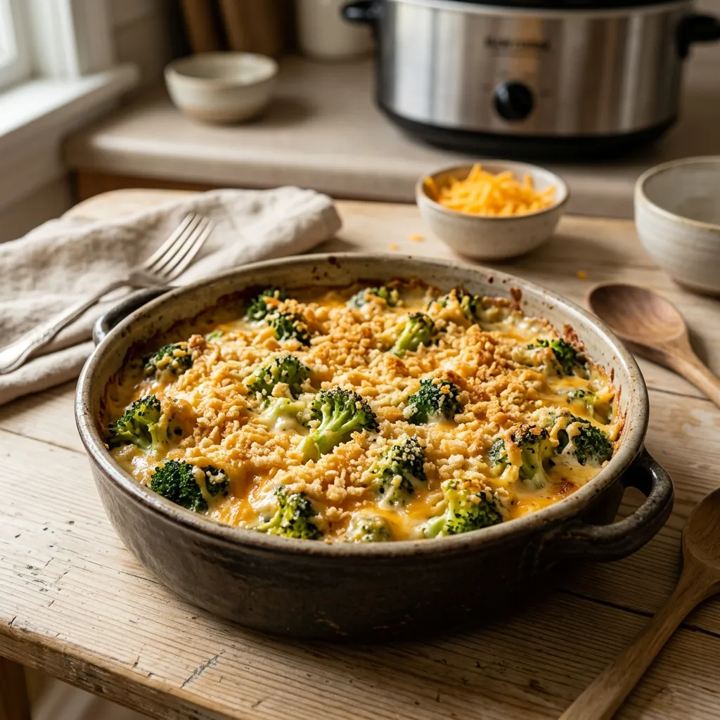 Crockpot Broccoli Casserole