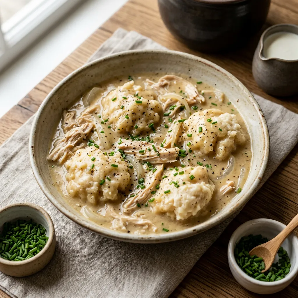 Crockpot Chicken and Dumplings