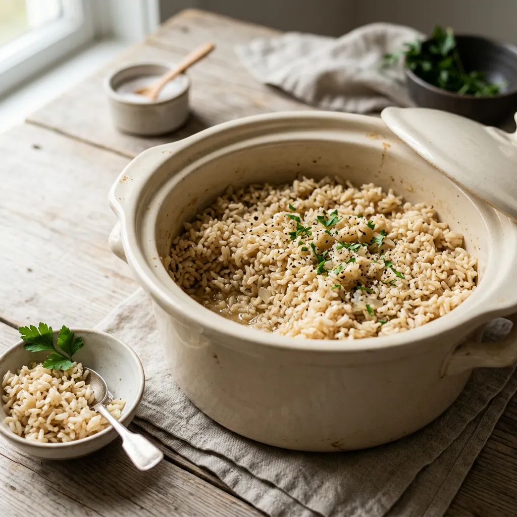 Crockpot Rice Pilaf