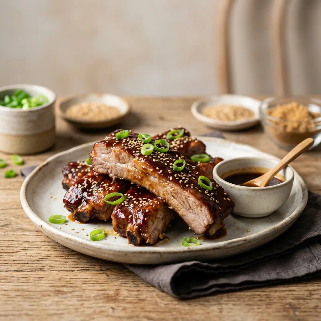 Crockpot Sesame Country-Style Ribs