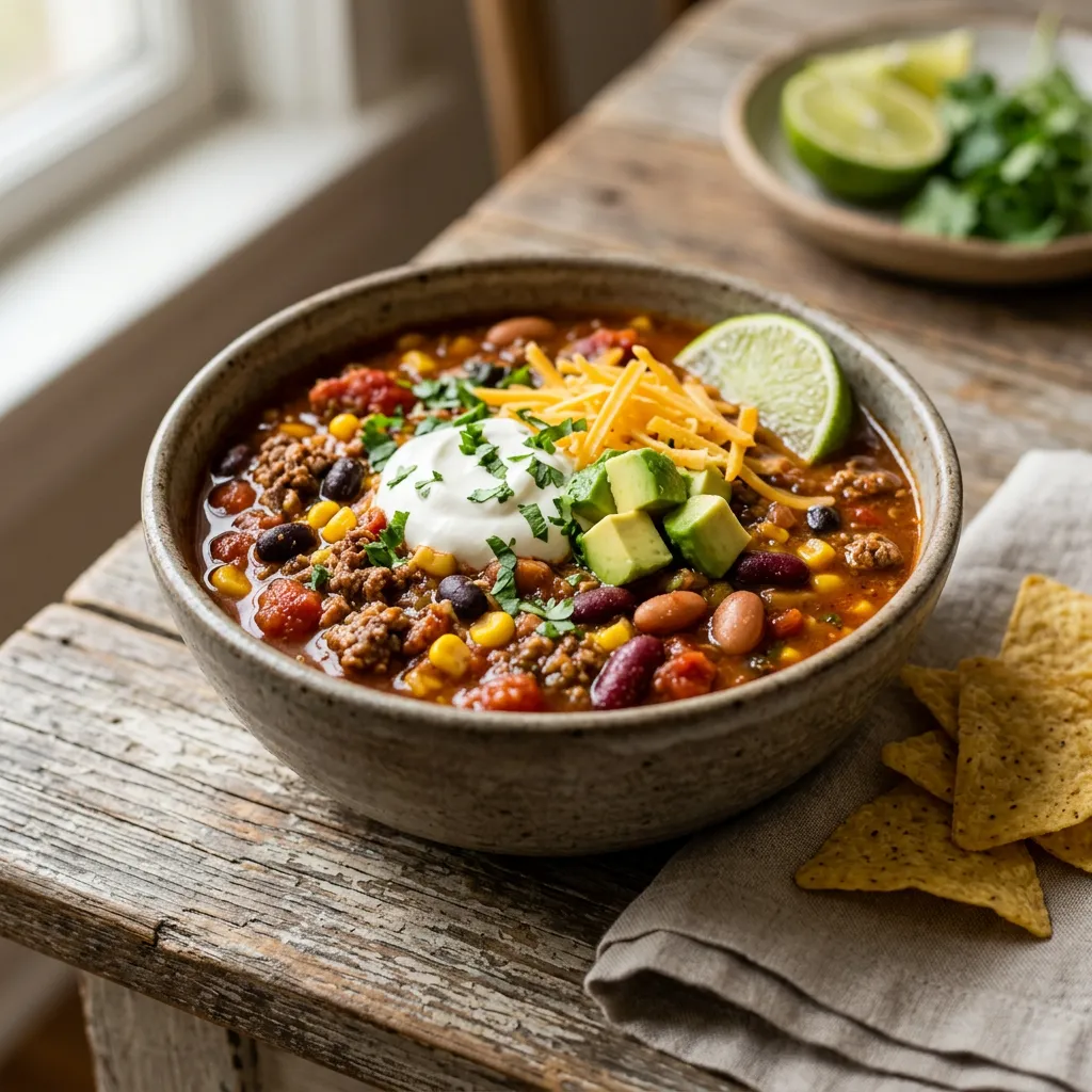Crockpot Taco Soup