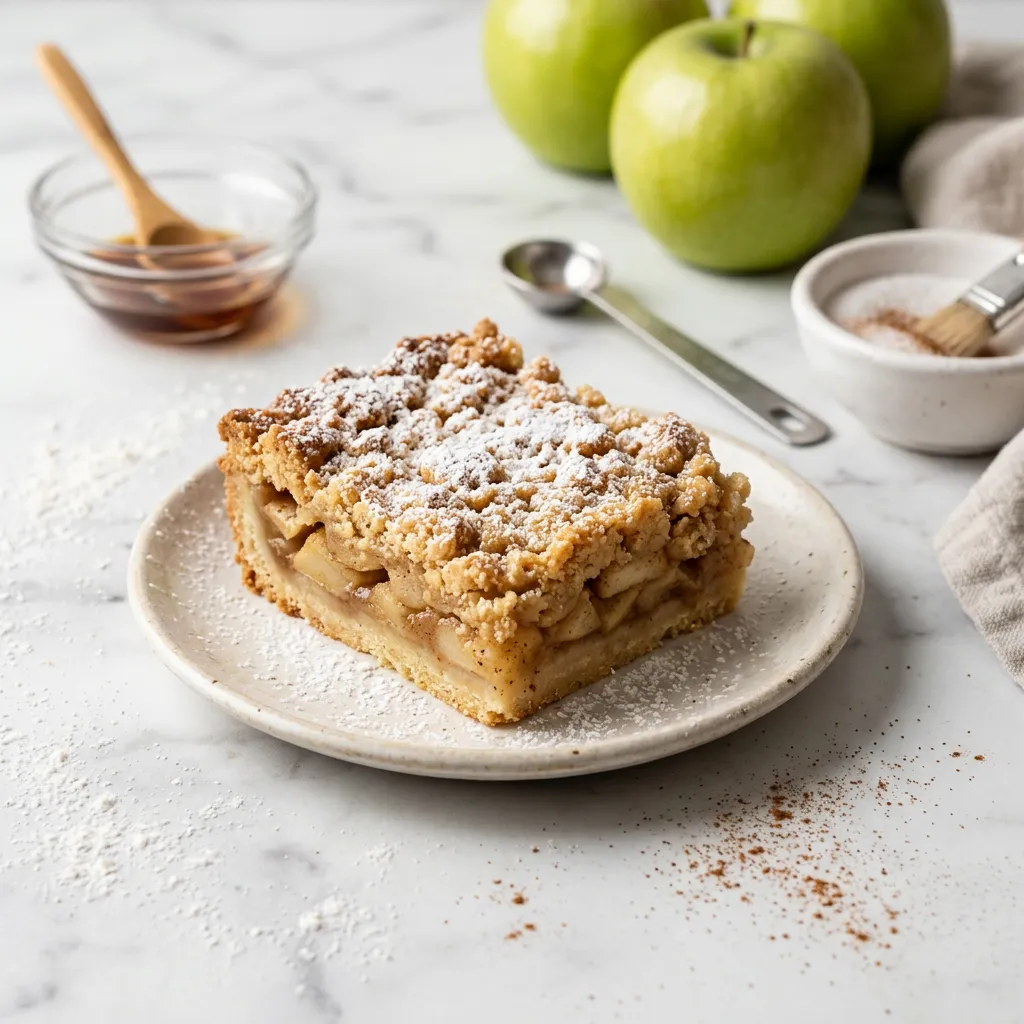 Crumb-Topped Apple Pie Bars Recipe