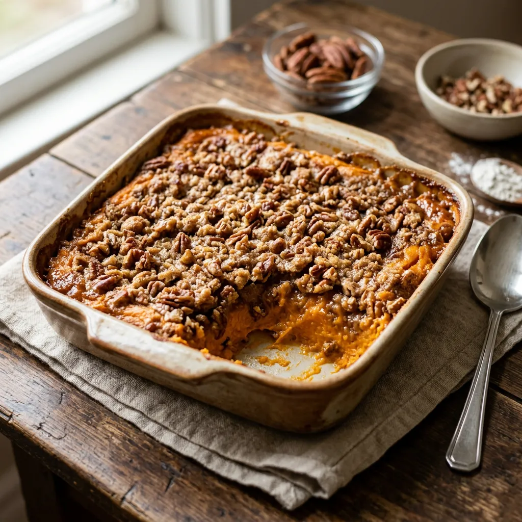 Crunchy Sweet Potato Casserole Recipe