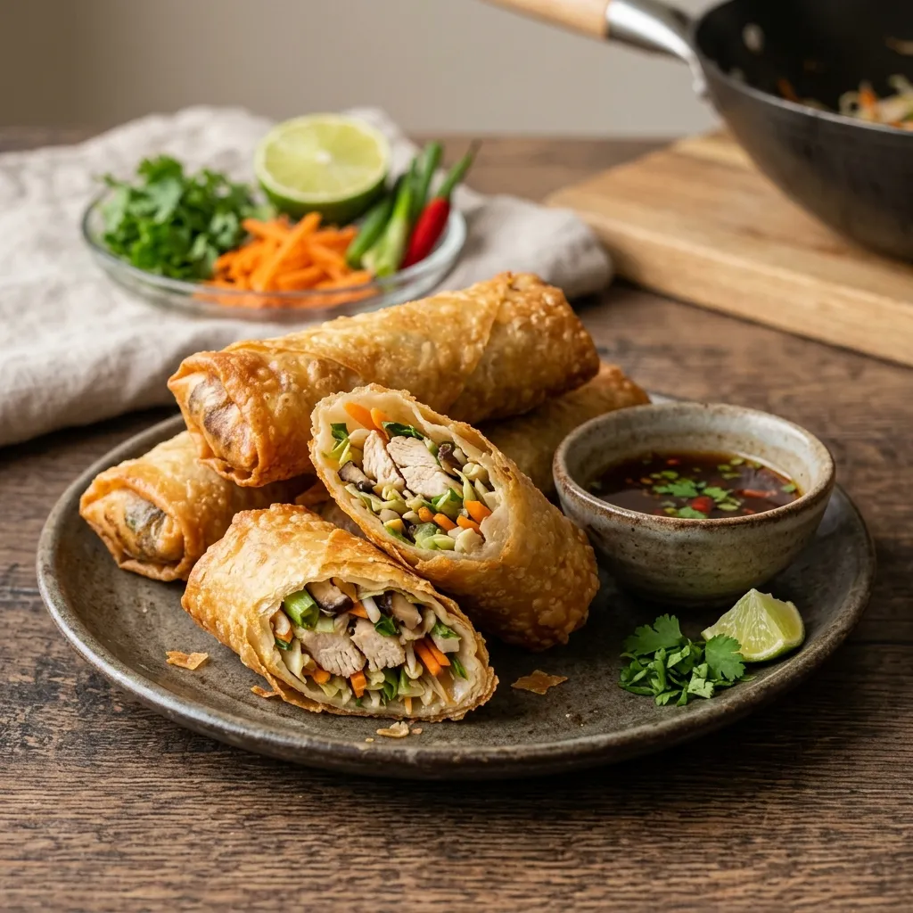 Crunchy Thai Spring Rolls Recipe