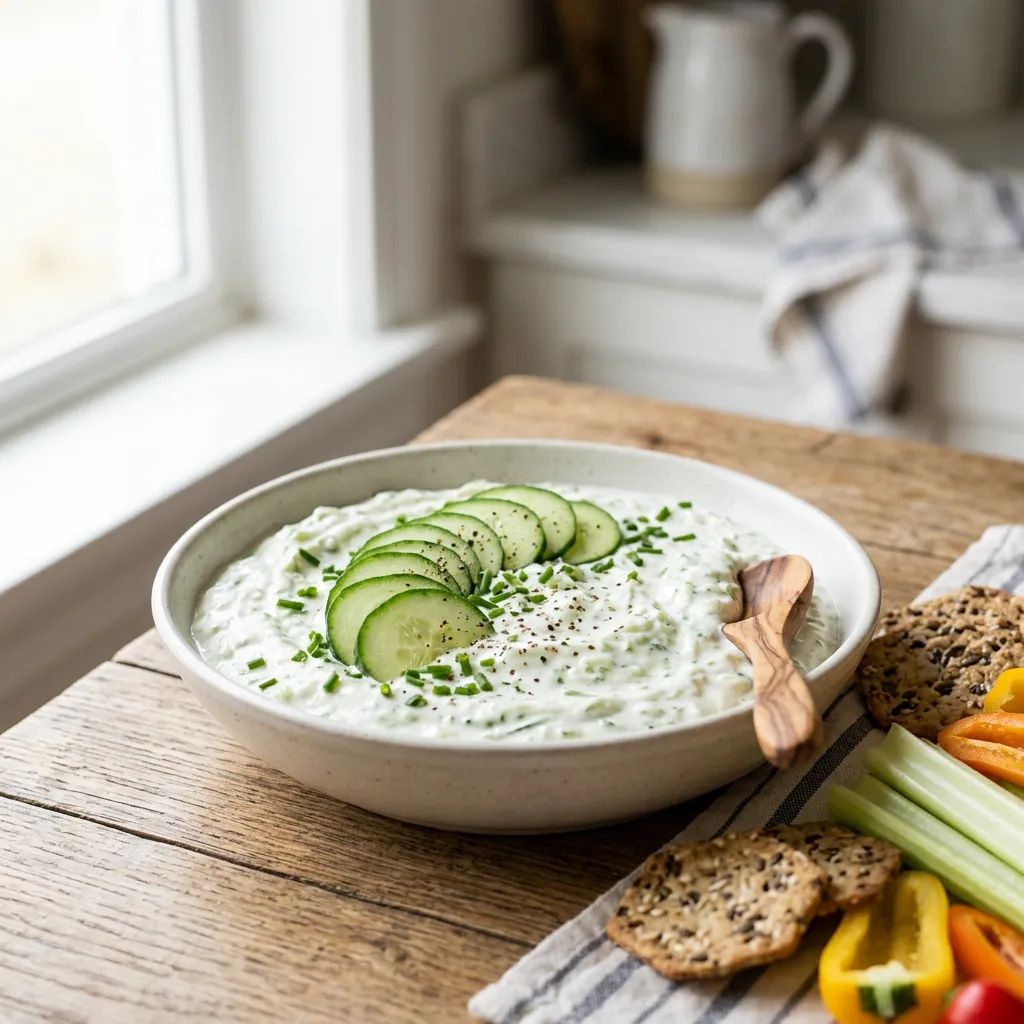 Cucumber Dip With Cream Cheese