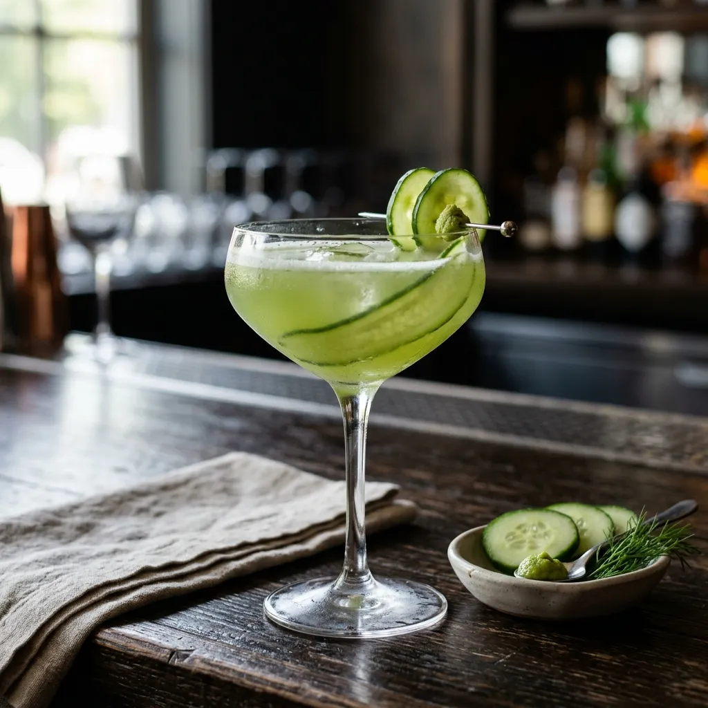 Cucumber Wasabi Martini