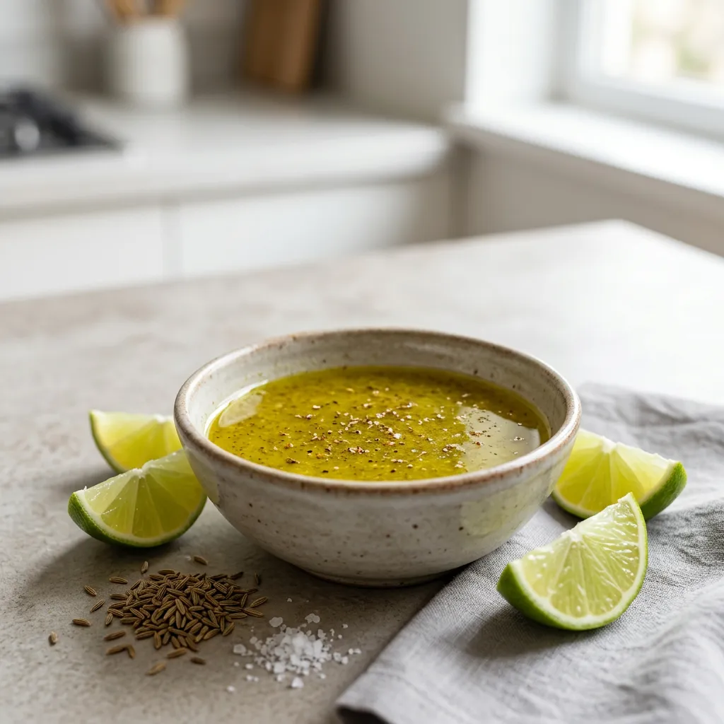 Cumin-Lime Vinaigrette Salad Dressing