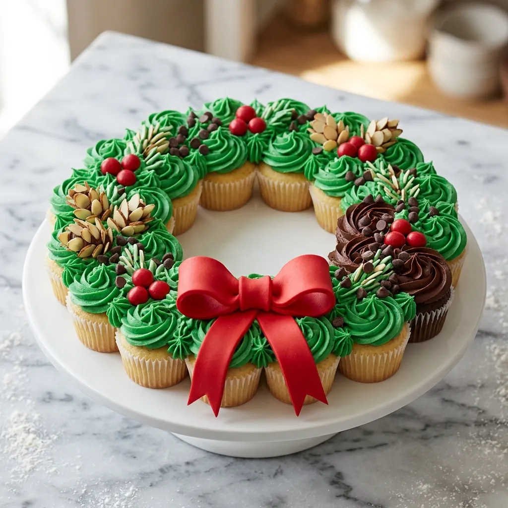 Cupcake Wreath