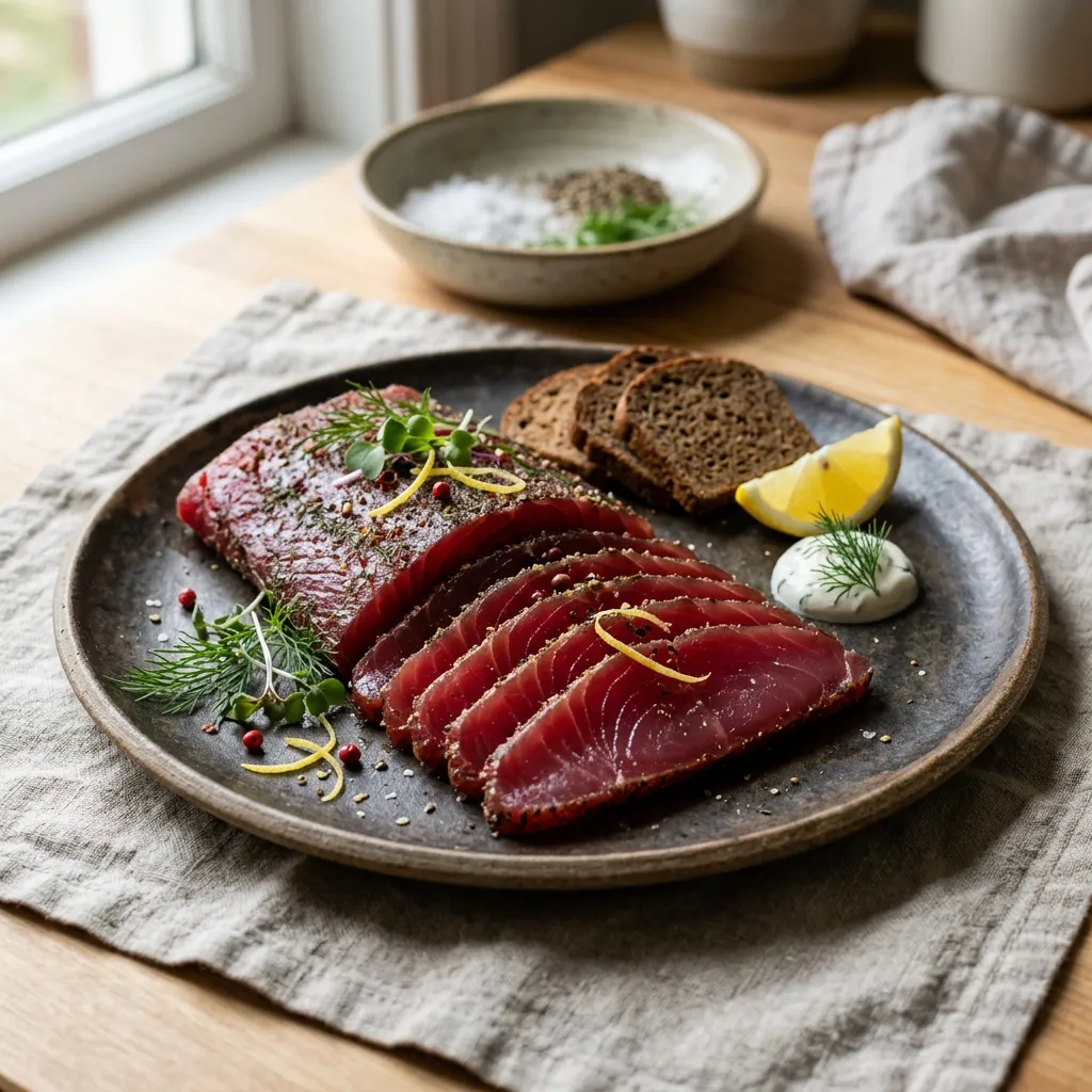 Cured Tuna (Tuna Gravlax)