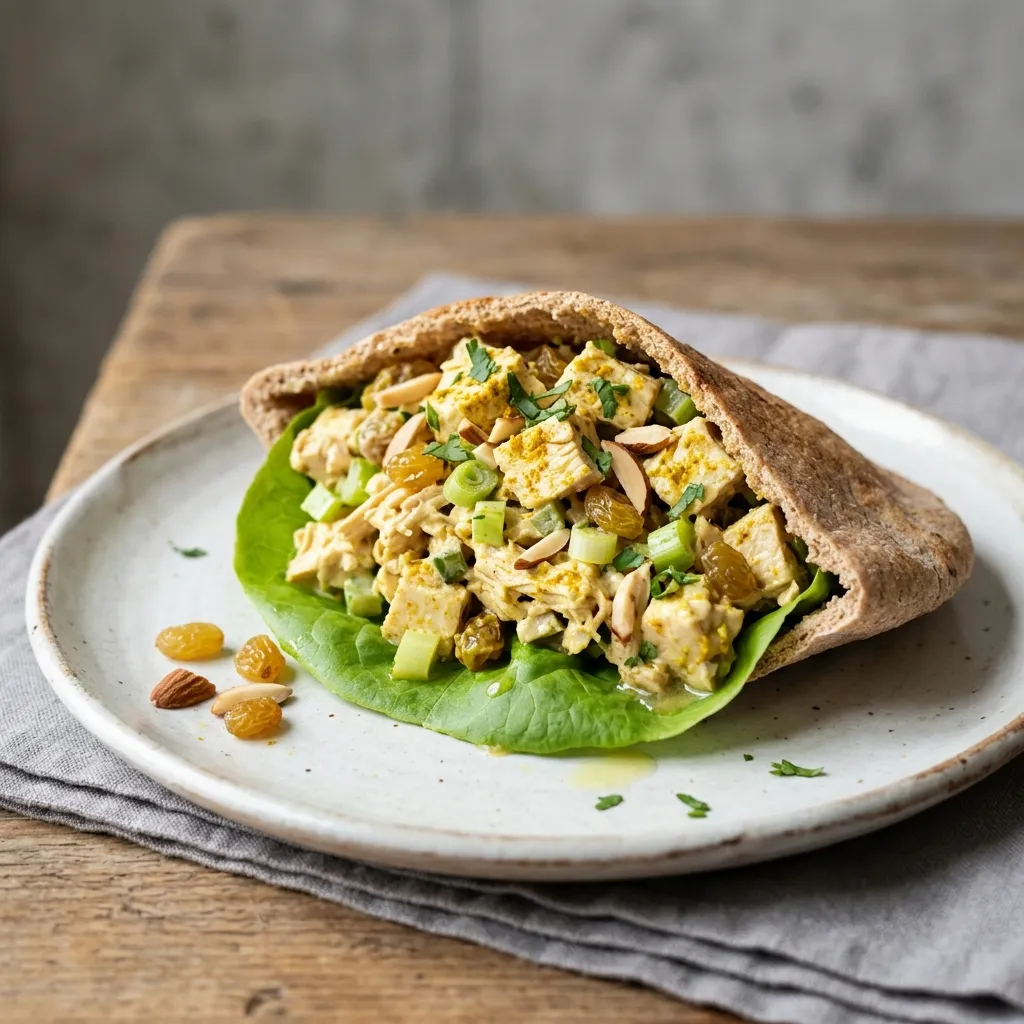 Curried Chicken Salad With Toasted Almonds